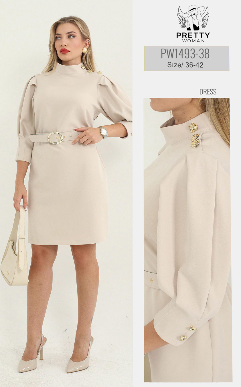 PW-1493 GÜNLÜK ELBİSE