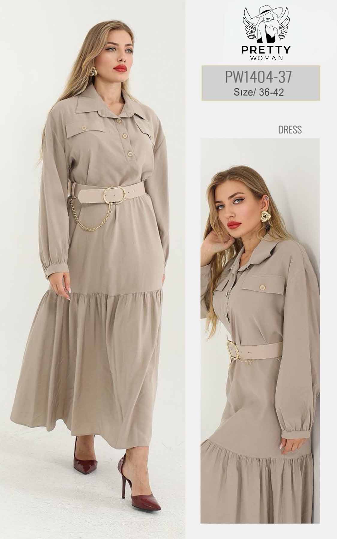 PW-1404 GÜNLÜK ELBİSE