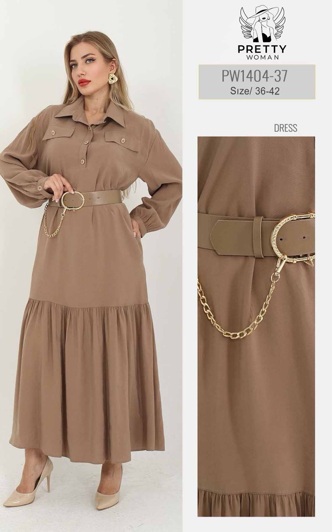 PW-1404 GÜNLÜK ELBİSE