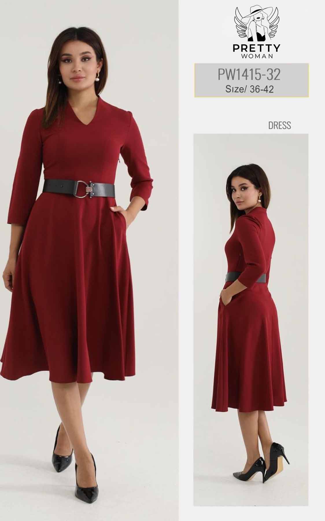 PW-1415 GÜNLÜK ELBİSE