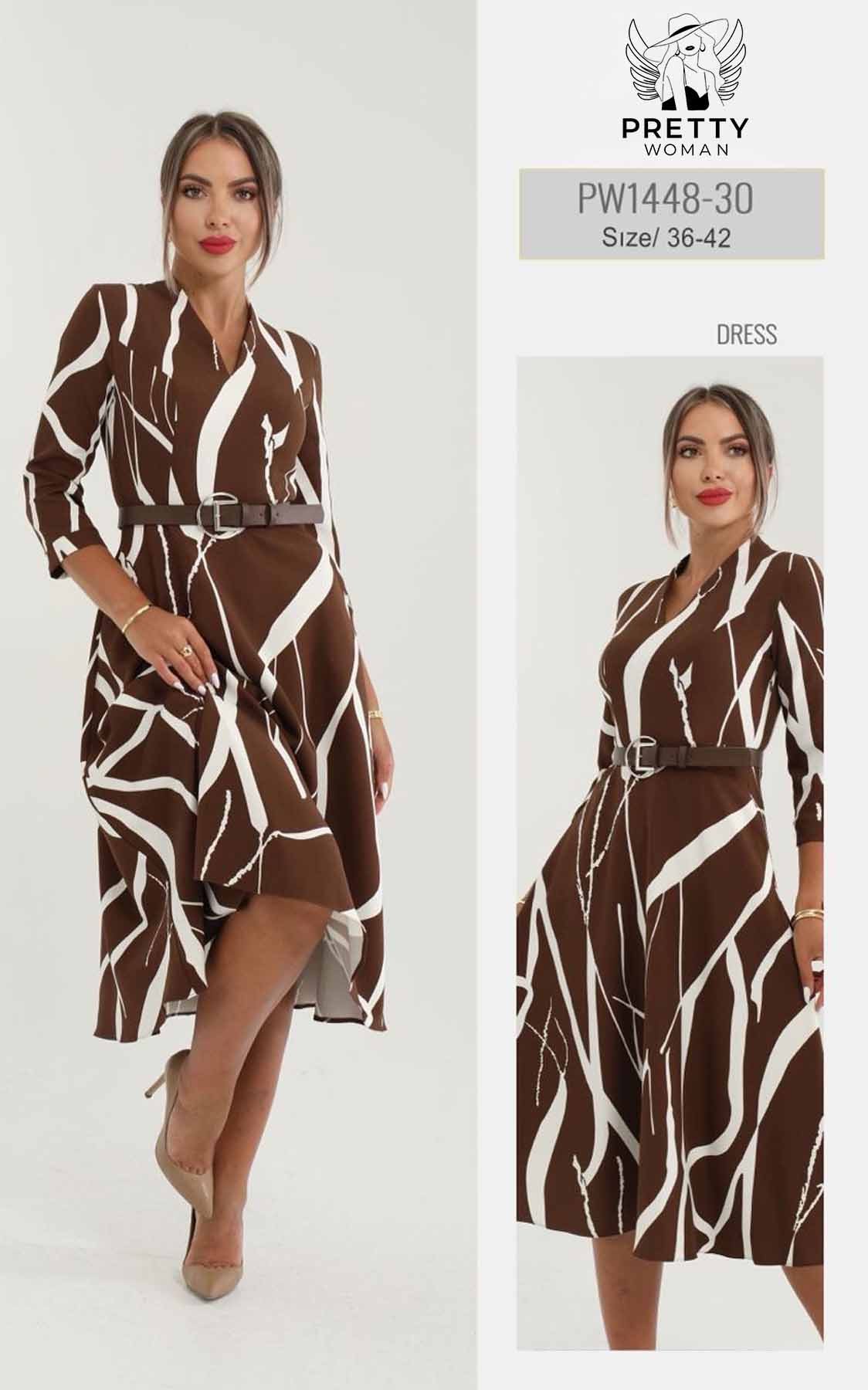 PW-1448 GÜNLÜK ELBİSE