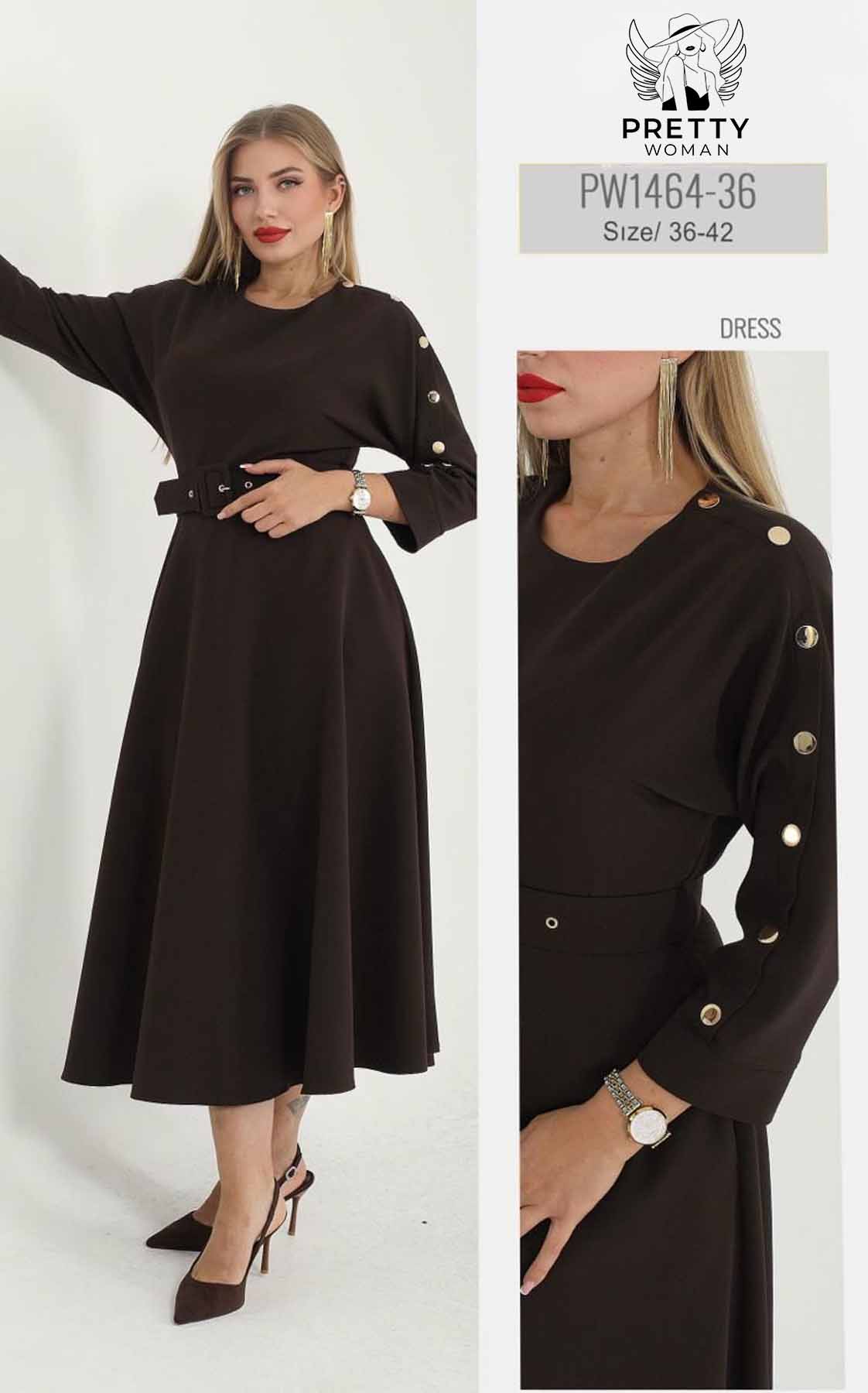 PW-1464 GÜNLÜK ELBİSE